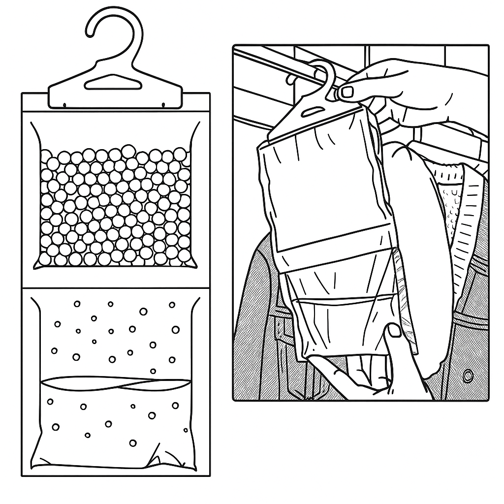 Unscented Hanging Dehumidifier Bag 250g Value Packs