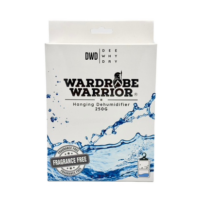 Wardrobe Warrior Hanging Moisture Absorber Dehumidifier Bags 250g